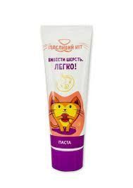 Паста Счастливый кот, для выведения шерсти, 80 г Farmaton 48700 фото